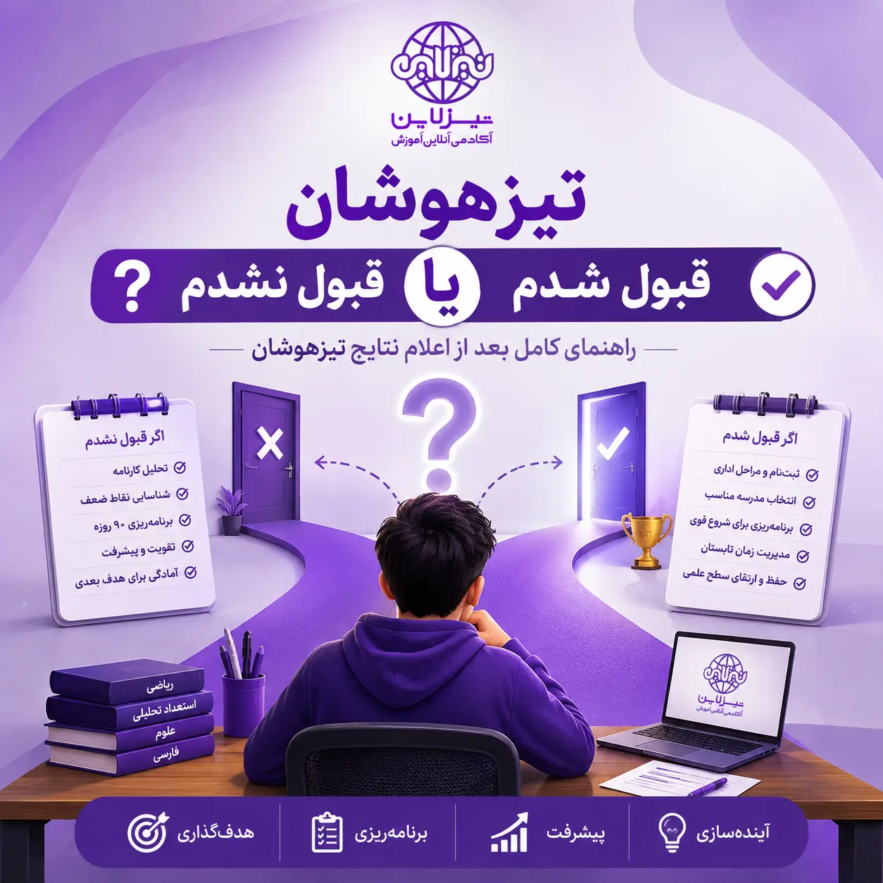تیزهوشان قبول شدم یا قبول نشدم راهنمای کامل بعد از اعلام نتایج تیزهوشان