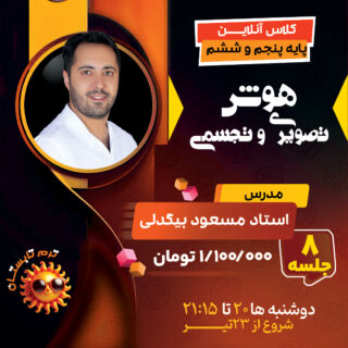 کلاس هوش تصویری و تجسمی با اموزش هوش تصویری تیزهوشان استاد بیگدلی