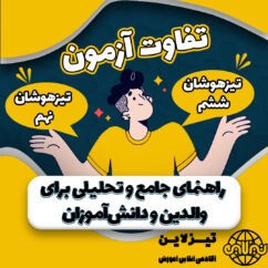 تفاوت آزمون تیزهوشان ششم به هفتم و نهم به دهم تفاوت آزمون تیزهوشان ششم به هفتم و نهم به دهم